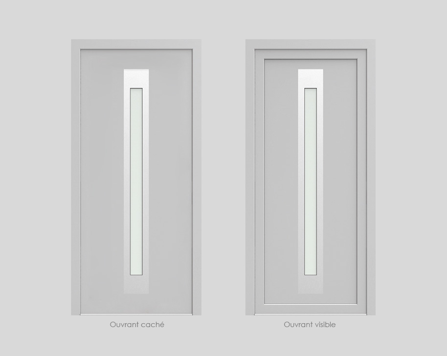 Les portes à ouvrant caché : un design épuré et contemporain.